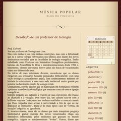 pjmusica3.wordpress.com Música Popular, Desabafo de um professor de teologia, Deixe um comentário