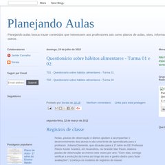 Planejando Aulas