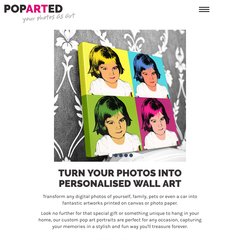 Pop Art Portraits - Photos to Canvas prints, Photo, Pets, Dog