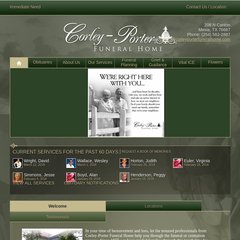 Www Porterfuneralhometx Com Porter Funeral Home Mexia Texas