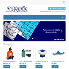 Pot&ecirc;ncia Eletromecanica - Piscinas & Lazer.