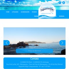 POUSADA E CHAL&Eacute;S EM CARAGUATATUBA - POUSADA AQUAMARINE