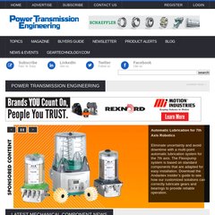 Power Transmission Engineering magazine :: Mechanical Power Transmission Components