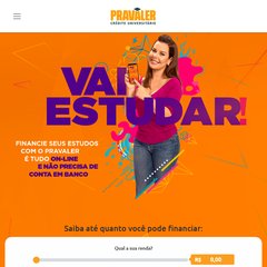 PRAVALER Crédito Universitário | Bolsa de Estudos, FIES