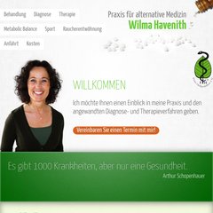 Willkommen - Praxis für alternative Medizin Wilma Havenith