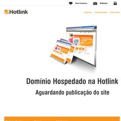 Domínio hospedado na HOTlink