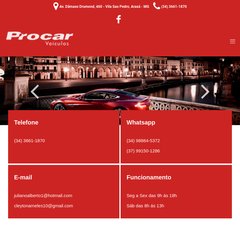 Procar Araxá - O seu site de Veículos em Araxá e Região! www.procararaxa.com.br