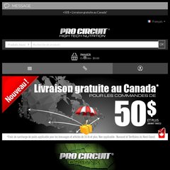 Pro Circuit High Tech Nutrition | La référence en nutrition sportive