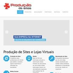 Produção de Sites, Produçao de Websites, Produção de Lojas Virtuais, Otimização de Sites