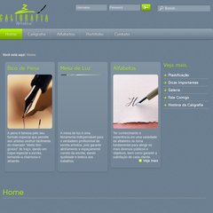  A Calígrafa, Dicas Importantes, Alfabetos, Portifólio