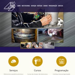 proend.com.br Institucional, Cursos, Serviços