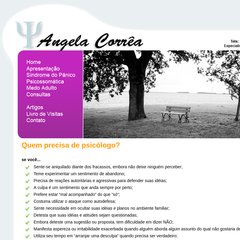 Psic&oacute;loga Angela Corr&ecirc;a