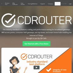 qacafe.com Products, Our Family:, CDRouter