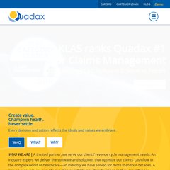 Quadax, Inc. - Healthcare Revenue Cycle Solutions