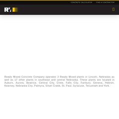 Ready Mixed Concrete Company