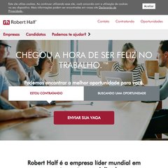 Robert Half é líder mundial em recrutamento especializado de executivos para