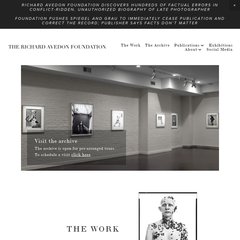 richardavedon.com Richard Avedon, Avedon, Photography