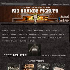 Rio Grande Electric Guitar Pickups - Electric Guitar Pickups with Texas Tone that's