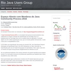 riojug.org Rio Java Users Group, Objetivos, Mapa dos JUGs