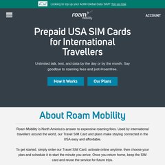 Travel Free from USA Roaming Fees - Roam Mobility