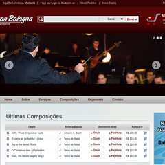 Robison Bologna | Arranjos, Partituras, Transcrições, Orquestrações e Adaptações