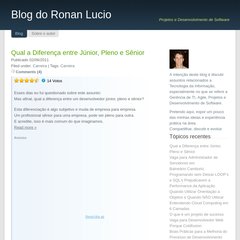 Blog do Ronan Lucio