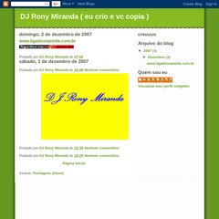 DJ Rony Miranda ( eu crio e vc copia )