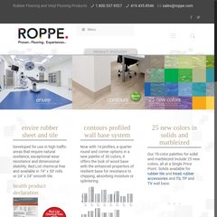 Rubber Flooring | Roppe Corporation | Vinyl Flooring