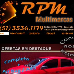 RPM MULTIMARCAS - O SEU VEICULO PODE ESTAR AQUI!