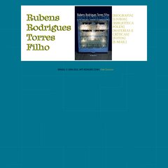 ART-BONOBO apresenta, Site Oficial de RUBENS RODRIGUES TORRES FILHO