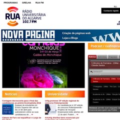 rua.pt RUA, Rádio, rádio universitária