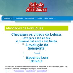 saladeatividades.com.br Atividades de acentuação, adjetivo, locução adjetiva