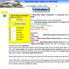 Salary Money : calculate your salary in real-time!