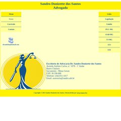 Sandro Donizette dos Santos - Advogado - Início