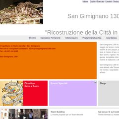 San Gimignano, Museo San Gimignano 1300, riproduzione ed esposizione della città