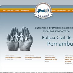 sassep.org Quem Somos, Serviços, Horários Médicos