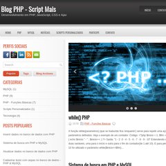 scriptmais.blogspot.com Utilizando comando If e Else PHP, 16:11, Início