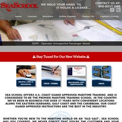 seaschool.com USCG APPROVED COURSES, U.S.C.G, CAPTAIN