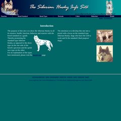 The Siberian Husky Info Site - www.siberianhusky.nl