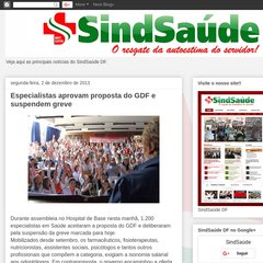 Blog do SindSaúde DF