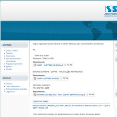SINEC - SINDICATO DAS INDUSTRIAS DE APARELHOS ELÉTRICOS, ELETRÔNICOS, COMPUTADORES,