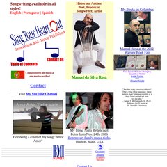 Sing Your Heart Out Manuel Rosa Muscia e Letra