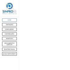 [Home] SINPRORS Previdência