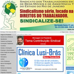sintalocas.org Fale Conosco, Artigos do Presidente, Associe-se ao Sintalocas