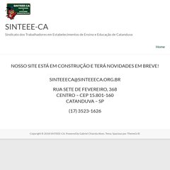 SINTEEE-CA - P&aacute;gina Inicial