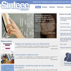 Sinteee Franca - Sindicato dos Trabalhadores em Estabelecimentos de Ensino e Educação