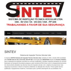 SINTEV - Sistema de Inspecao Tecnica Veicular - Sete Lagoas-MG