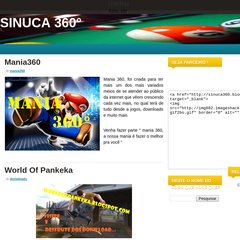 sinuca360.blogspot.com sinuca 360°, Mania360, mania360