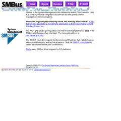 SMBus (System Management Bus)