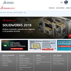 Software de projeto CAD 3D SolidWorks